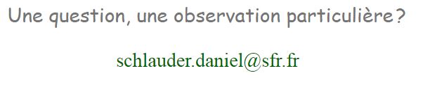 Adresse daniel